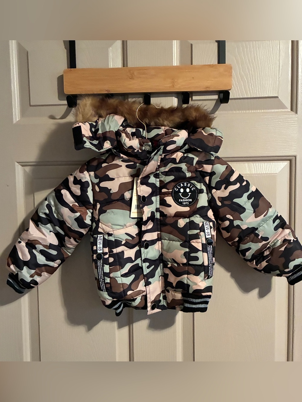 NEW Toddler Baby Girl Winter Puffer Coat 1-2T